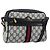 Bolso de Hombro Gucci GG Supreme Sherry Line PVC Marino Dorado 010 378 Auth 176374 Azul marino