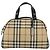 Borsa Boston in PVC Nova Check di Burberry Beige Argento Auth ep14044 - vista 2