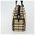 Borsa Boston in PVC Nova Check di Burberry Beige Argento Auth ep14044 - vista 5