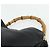 Borsa a mano in pelle Gucci Bamboo nera e oro 001 2404 Auth ep14183 Schwarz Golden - Ansicht 8
