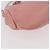 Pochette in pelle Gancini Chain di Salvatore Ferragamo, rosa e oro, Auth 176068A D'oro - vista 10
