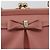Pochette in pelle Gancini Chain di Salvatore Ferragamo, rosa e oro, Auth 176068A D'oro - vista 15