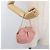 Pochette in pelle Gancini Chain di Salvatore Ferragamo, rosa e oro, Auth 176068A D'oro - vista 20