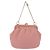 Pochette in pelle Gancini Chain di Salvatore Ferragamo, rosa e oro, Auth 176068A D'oro - vista 3