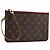 LOUIS VUITTON Monogram Neverfull MM Pouch Accesorio Pouch LV Auth 176726 Monograma