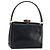Borsa a mano in pelle Gucci Bamboo blu navy oro Auth ep14132 D'oro
