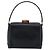 Borsa a mano in pelle Gucci Bamboo blu navy oro Auth ep14132 D'oro - vista 3