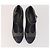 CHANEL Décolleté in Pelle 2 Set Grigio Marrone CC Auth ti3898 - vista 6