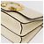 Borsa a spalla in pelle bianca e oro autentica Jimmy Choo BA12336 Bianco D'oro - vista 11