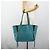 Chloé Borsa Tote in Pelle Chloe Blu Turchese Oro Auth bs34667 D'oro - vista 22