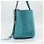 Chloé Borsa Tote in Pelle Chloe Blu Turchese Oro Auth bs34667 D'oro - vista 5