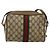 GUCCI GG Supreme Web Sherry Line Bag PVC Beige Red 56 02 004 Auth 176671 - vue 3