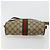 GUCCI GG Supreme Web Sherry Line Bag PVC Beige Red 56 02 004 Auth 176671 - vue 9