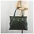 Céline Borsa Tote in Nylon Verde Argento Auth bs34712 - vista 26
