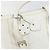 Borsa a Mano LOEWE in Pelle Bianca Argento Auth 176235 Bianco - vista 19