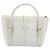 Borsa a Mano LOEWE in Pelle Bianca Argento Auth 176235 Bianco - vista 2