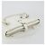 Borsa a Mano LOEWE in Pelle Bianca Argento Auth 176235 Bianco - vista 6