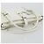 Borsa a Mano LOEWE in Pelle Bianca Argento Auth 176235 Bianco - vista 7