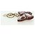 GUCCI GG Charm per Borsa a Farfalla in Pelle Embossata Marrone Oro Auth bs34756M D'oro - vista 10