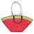 LOEWE Wassermelon Tote Bag Raffia 2-Wege Rot Auth 177114SAV - Ansicht 2