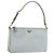 PRADA Accessory Pouch Nylon Light Blue Gold Auth 175876 Golden