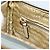 PRADA Accessory Pouch Nylon Light Blue Gold Auth 175876 Golden - view 21
