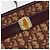 Borsa a Spalla in Tela Trotter Christian Dior Rossa Oro Auth 168852 Rosso D'oro - vista 14