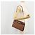 Borsa a Spalla in Tela Trotter Christian Dior Rossa Oro Auth 168852 Rosso D'oro - vista 20