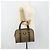 Borsa a mano Burberrys Nova Check in tela e pelle beige oro Auth ka4067 D'oro - vista 20