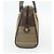 Borsa a mano Burberrys Nova Check in tela e pelle beige oro Auth ka4067 D'oro - vista 5