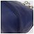 Céline Borsa a Spalla CELINE in Pelle Blu Argento Auth 177125A - vista 11