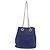 Céline Borsa a Spalla CELINE in Pelle Blu Argento Auth 177125A - vista 3