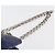 Céline Borsa a Spalla CELINE in Pelle Blu Argento Auth 177125A - vista 8