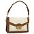 Borsa a Spalla PRADA Nylon Avorio Oro Auth BA12301 D'oro Crudo