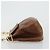 Borsa a Spalla PRADA in Pelle Marrone Oro Auth ep14232 D'oro - vista 5