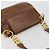 Borsa a Spalla PRADA in Pelle Marrone Oro Auth ep14232 D'oro - vista 6