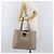 FENDI Tote Bag aus grauem Leder mit Silber 8BH348 Auth ep14374A Braun - Ansicht 24