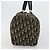 Christian Dior Trotter Canvas Handtasche Navy Silber Authentisch 168844 - Ansicht 5
