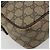 Borsa a spalla GG Supreme in PVC beige e argento di GUCCI 114291 Auth ep14124 - vista 11