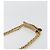 Borsa a spalla a catena CHANEL in pelle beige oro CC Auth bs34488 D'oro - vista 8