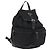 PRADA Backpack Nylon Black Silver Auth 176629 Silvery