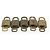 LOUIS VUITTON Set di 10 Lucchetti in Metallo Dorato LV Auth 167229 D'oro - vista 4