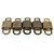 LOUIS VUITTON Set di 10 Lucchetti in Metallo Dorato LV Auth 167229 D'oro - vista 5