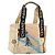 Borsa a mano CHANEL Cruise Line in tela beige argento CC Auth 176918
