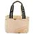 Borsa a mano CHANEL Cruise Line in tela beige argento CC Auth 176918 - vista 3