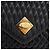 BALLY Borsa a Mano Trapuntata in Pelle Nera e Oro Auth BA12212A Nero D'oro - vista 14