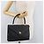 BALLY Borsa a Mano Trapuntata in Pelle Nera e Oro Auth BA12212A Nero D'oro - vista 23