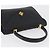 BALLY Borsa a Mano Trapuntata in Pelle Nera e Oro Auth BA12212A Nero D'oro - vista 6
