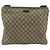 Gucci Borsa a Spalla GG Supreme PVC Beige Oro 201446 Auth ka4112 D'oro - vista 2