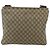 Gucci Borsa a Spalla GG Supreme PVC Beige Oro 201446 Auth ka4112 D'oro - vista 3